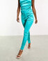 Amy Lynn Elvis disco stretch trousers in aqua co-ord