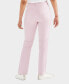 Фото #4 товара Petite Colored High Rise Natural Straight-Leg Jeans, Created for Macy's
