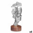 Фото #1 товара Декоративная фигура Лицо Серебристый Деревянный Металл 12 x 29 x 11 cm