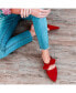 ფოტო #7 პროდუქტის Women's Telulah Bow Slip On Flat Mules