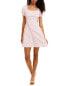 Фото #1 товара City Sleek Tie-Back Mini Dress Women's Pink L