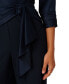 ფოტო #4 პროდუქტის Women's Faux-Wrap Wide-Leg Jumpsuit