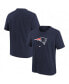 ფოტო #4 პროდუქტის Preschool Boys and Girls Navy New England Patriots Team Wordmark T-shirt