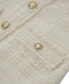 Фото #5 товара Women's Tosca Tweed Button-Accent Mini Dress