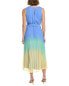 Taylor Ombre Cambria Chiffon Midi Dress Women's