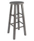 Ivy 29.1" Wood Square Leg Bar Stool