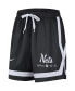 Women's Black Brooklyn Nets Crossover Performance Shorts