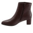 Фото #7 товара Trotters Kim T1958-200 Womens Brown Narrow Leather Ankle & Booties Boots