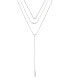 ფოტო #1 პროდუქტის Layered Opal Lariat Women's Necklace Set of 3