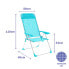 Folding Chair Marbueno Aquamarine 69 x 110 x 58 cm