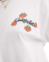 Daisy Street oversized t-shirt with Garfield strawberry graphic