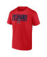 ფოტო #3 პროდუქტის Men's Red Los Angeles Angels Hard to Beat T-Shirt