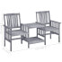 Фото #11 товара Набор садовой мебели Moselota Bistro Set K330 - серый, графитovyй 159 x 61 x 92 см (L x B x H)