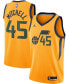 Фото #1 товара Men's and Women's Donovan Mitchell Gold-Tone Utah Jazz 2020/21 Swingman Jersey - Statement Edition