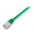 Фото #1 товара Equip Cat.6 S/FTP Patch Cable - 0.25m - Green - 0.25 m - Cat6 - S/FTP (S-STP) - RJ-45 - RJ-45