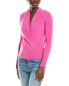 Sofiacashmere Modern Faux Wrap Cashmere Sweater Women's