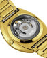 Unisex Swiss Automatic DiaStar Original Skeleton Gold PVD Stainless Steel Bracelet Watch 38mm