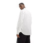 French Connection long sleeve oxford shirt in white