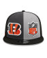 Фото #2 товара Men's Black, Gray Cincinnati Bengals 2023 Sideline 9FIFTY Snapback Hat