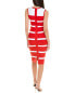 Фото #2 товара Gracia Colorblocked Zip-Back Bodycon Dress Women's