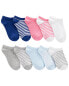 Kid 10-Pack No-Show Socks 4-7