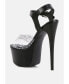 Фото #2 товара Women's First Date Ultra High Heel Clear Sandals