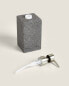 Travertine marble bathroom soap dispenser