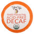 Acid-Free Organic Decaf, 16 Single Serve Coffee Pods, 8 g Each