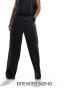 Фото #1 товара ASOS design wide suit trouser in black suedette