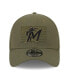 Фото #4 товара Men's Green Miami Marlins 2023 Armed Forces Day 39THIRTY Flex Hat