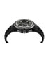 ფოტო #2 პროდუქტის Men's Thunderstorm Chrono Black Silicone Strap Watch 43mm