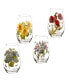 Фото #1 товара Botanic Garden Set/4 Stemless Wine Glasses