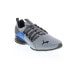 Фото #2 товара Puma Axelion Break 19497903 Mens Gray Canvas Lace Up Athletic Running Shoes 11