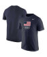 Фото #1 товара Men's Navy Team USA Olympic Rings Core T-shirt