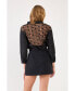 ფოტო #5 პროდუქტის Women's Long Sleeve Laced Jeans Shirt