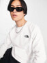 Фото #3 товара The North Face Raglan Redbox sweatshirt in white