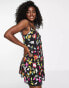 Фото #8 товара Miss Selfridge Premium festival embellished strappy cami dress in neon floral - MULTI