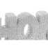 Декоративная фигура DKD Home Decor Серебристый Пурпурин современный 25,5 x 3 x 8,5 cm (2 штук)