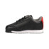 Фото #3 товара Puma Ferrari Roma Via Perforated Lace Up Toddler Boys Black Sneakers Casual Sho