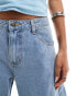 Lioness barrel leg jeans in light blue wash