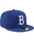 Фото #6 товара Men's Royal Brooklyn Dodgers Cooperstown Collection Wool 59fifty Fitted Hat