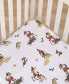 Фото #3 товара Vintage-Like Bambi Fitted Sheet, Crib