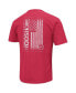 Men's Crimson Indiana Hoosiers OHT Military-Inspired Appreciation Flag 2.0 T-shirt