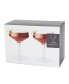 Raye Angled Crystal Coupe Glasses Set of 2, 7 Oz