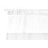 Shower Curtain 180 x 180 cm Transparent White Plastic PEVA (12 Units)