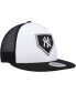 Фото #3 товара Men's White and Black New York Yankees 2022 Clubhouse Trucker 9FIFTY Snapback Hat