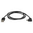 StarTech.com USB-A to USB-C Cable - Right-Angle - M/M - 1 m (3 ft.) - USB 2.0 - 1 m - USB A - USB C - USB 2.0 - Male/Male - Black