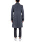 ფოტო #2 პროდუქტის Women's Collared Button-Front Walker Coat