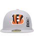 Men's Gray Cincinnati Bengals City Describe 59FIFTY Fitted Hat