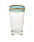 Melania Collection Multicolor Highball Glasses, Set of 6